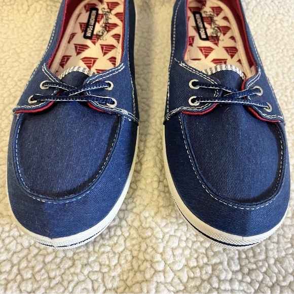 Faded Glory Navy Boat Shoe Memory Foam - Picture 4 of 7